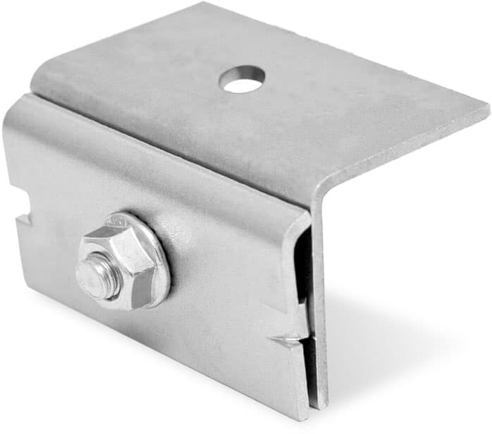 K2 Systems K2 Blechfalzklemme, Edelstahl für 3,5mm Falz